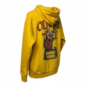 Oliver Tree "Cowboy Tears" Yellow Hoodie Unisex Large